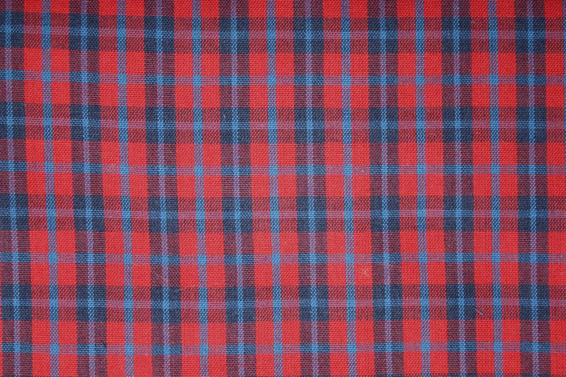 Bedford Red fabric woven by Marton Mills