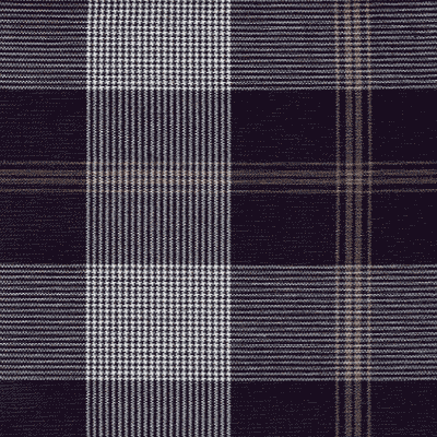 Kilnsey Navy Check fabric woven by Marton Mills