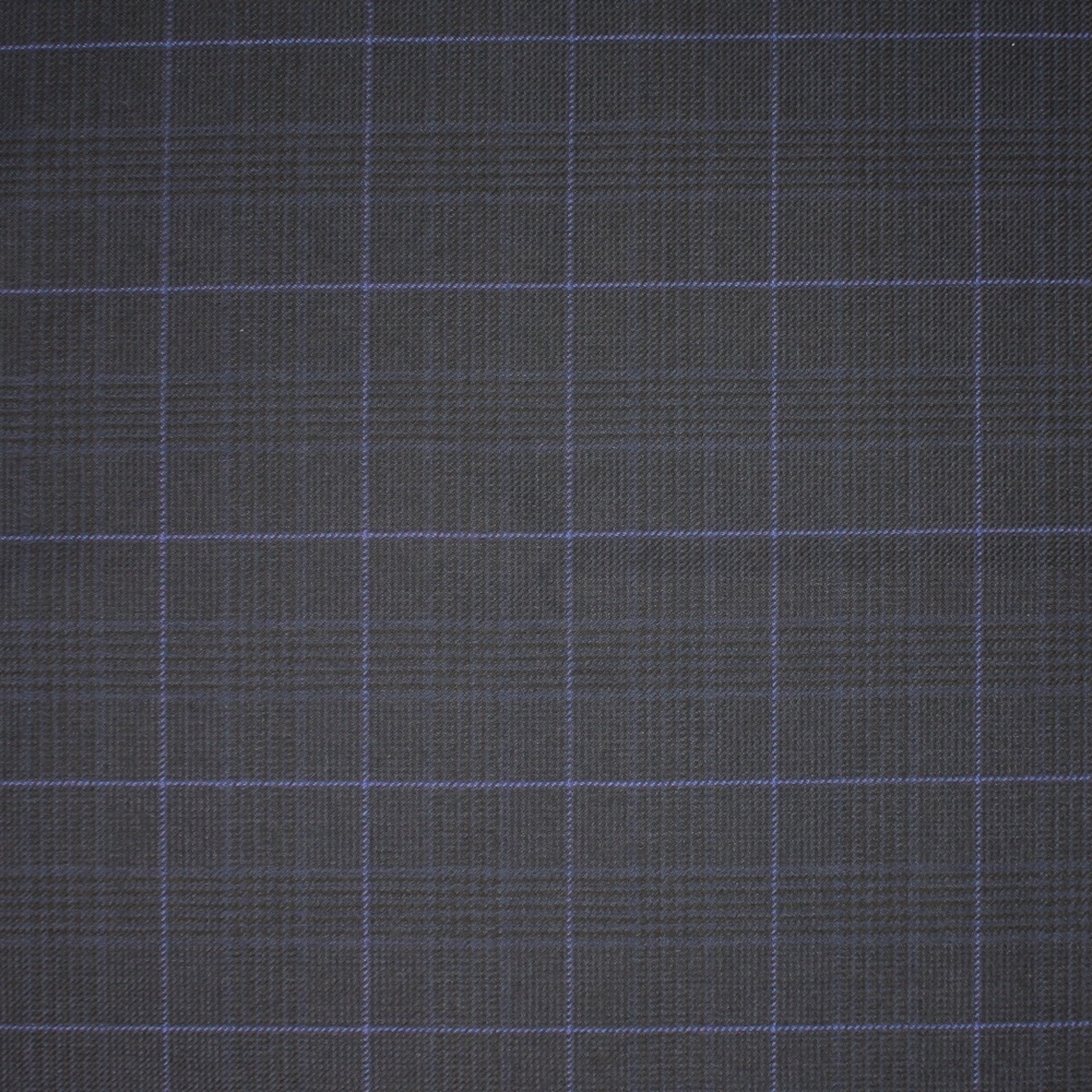 Prince of Wales Navy fabric woven by Marton Mills