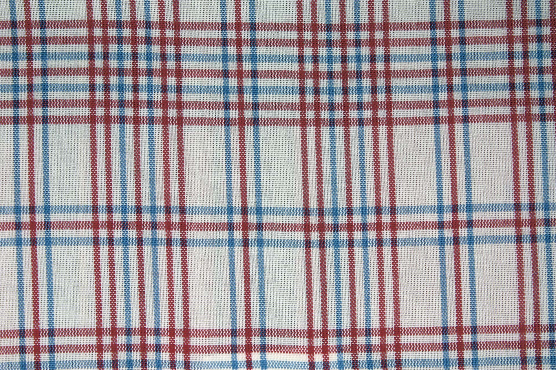Red Cream fabric woven by Marton Mills