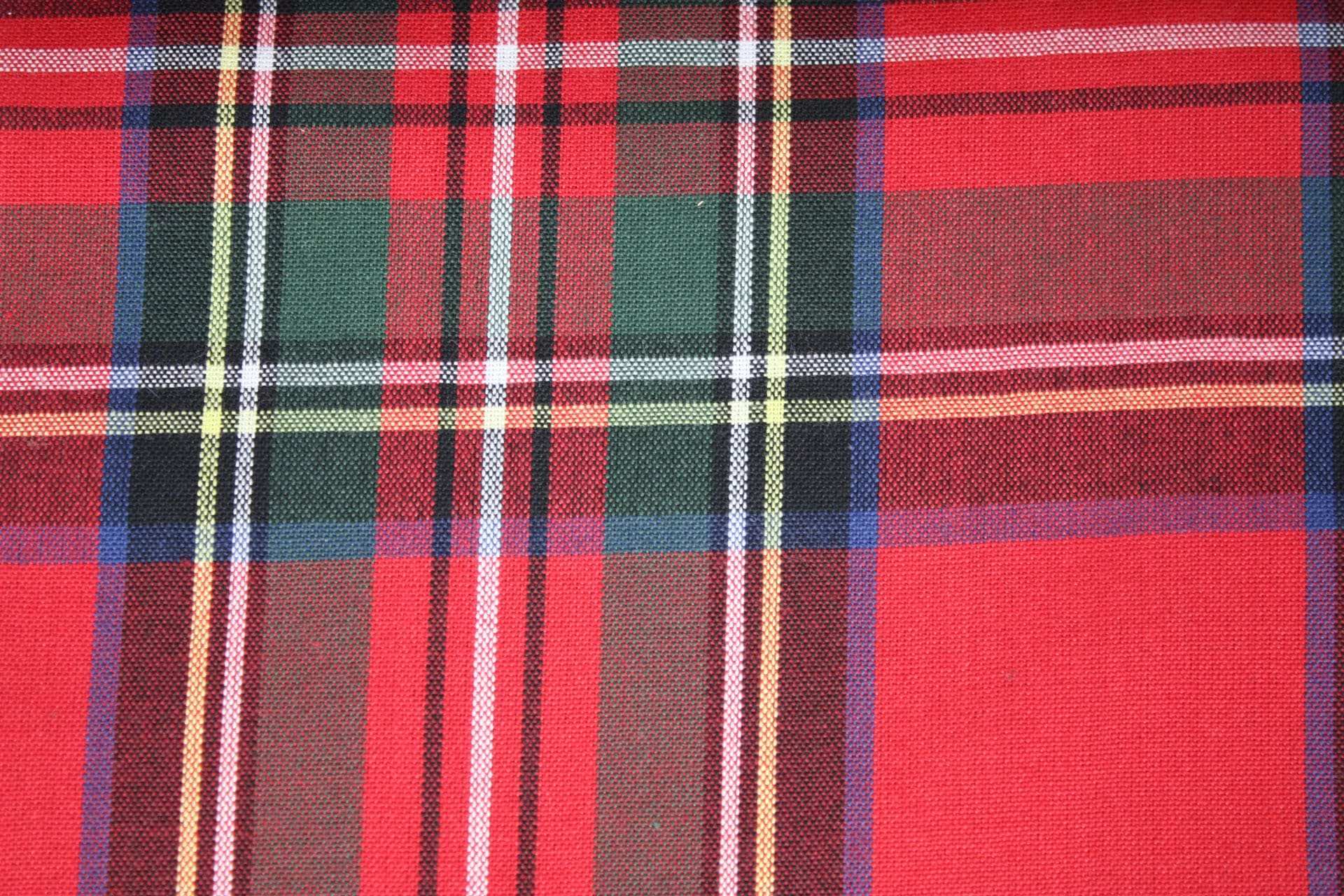 Royal Stewart fabric woven by Marton Mills