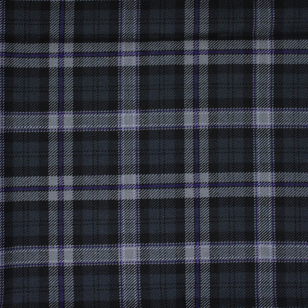 Scottish National Black fabric woven by Marton Mills