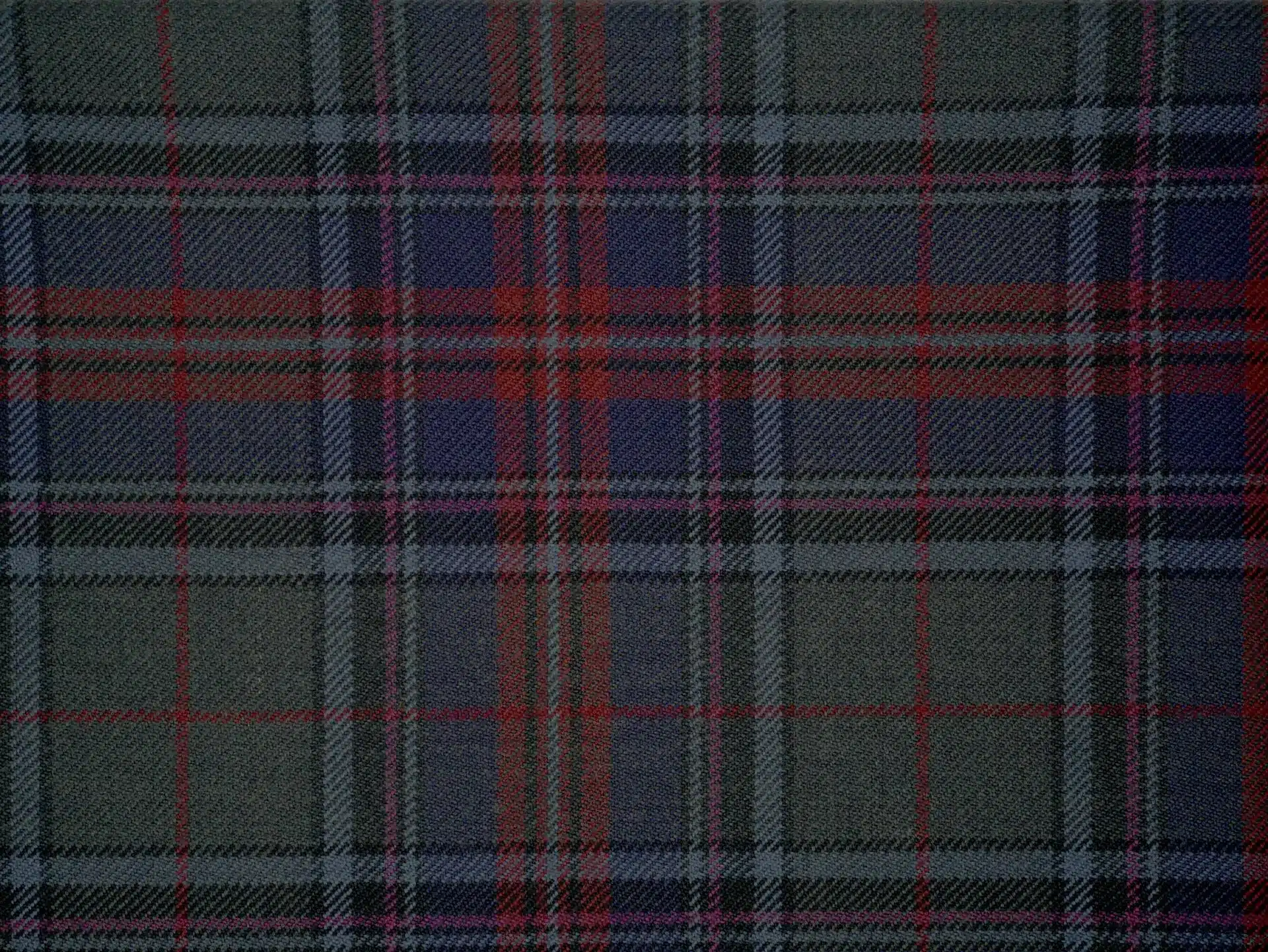 Stewart Grey* fabric woven by Marton Mills